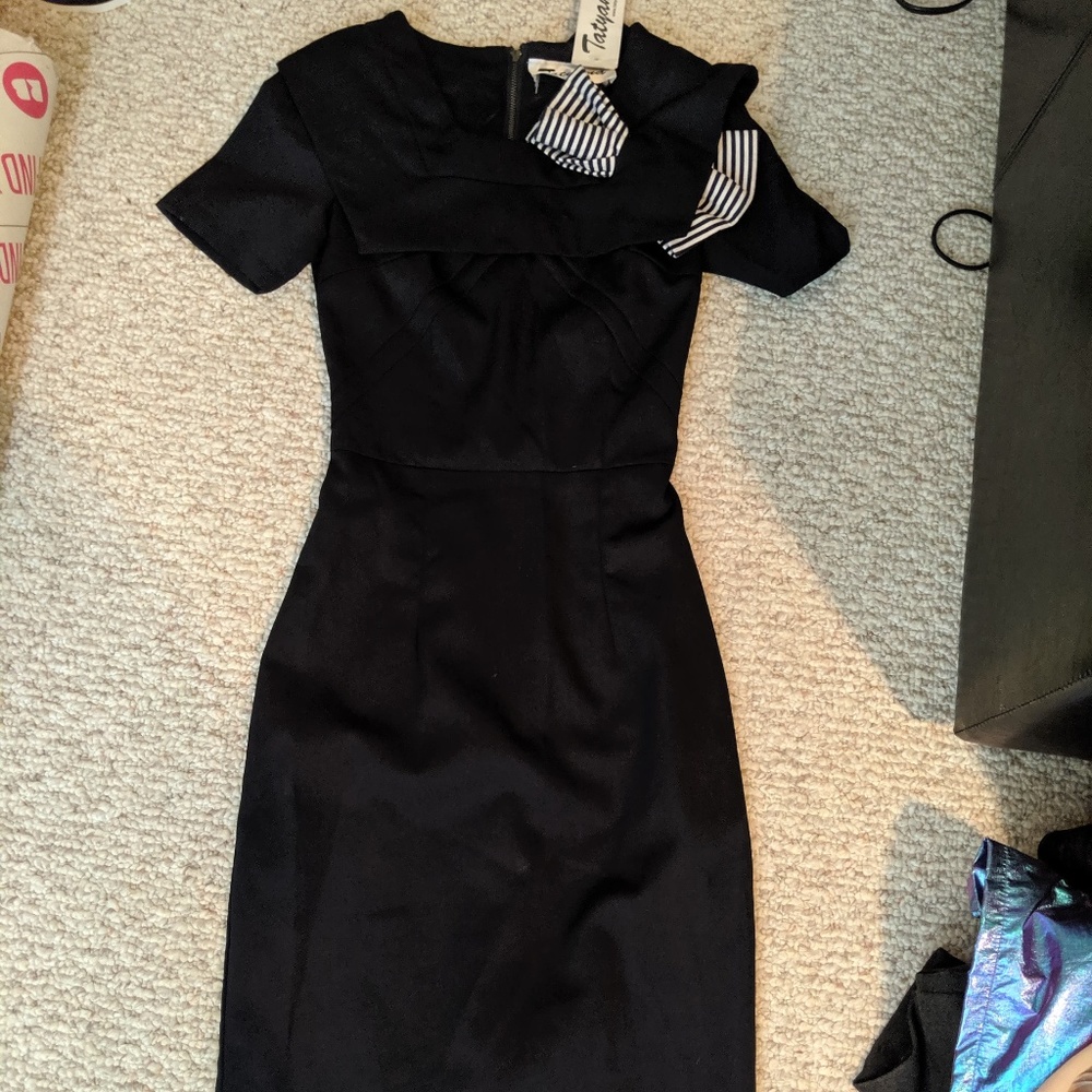 Navy Pin Up Dress